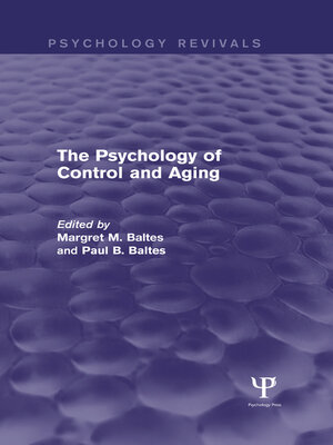 cover image of The Psychology of Control and Aging (Psychology Revivals)